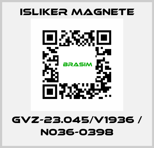 GVZ-23.045/V1936 / N036-0398 ISLIKER MAGNETE