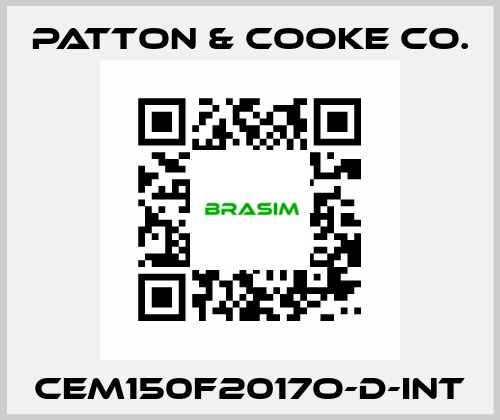 CEM150F2017O-D-INT Patton & Cooke Co.