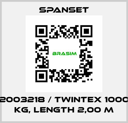2003218 / Twintex 1000 kg, length 2,00 m SpanSet