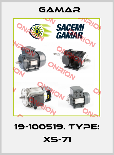 19-100519. Type: XS-71 Gamar