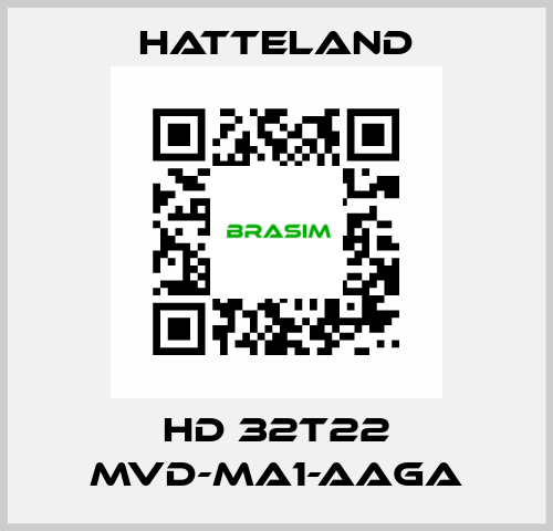 HD 32T22 MVD-MA1-AAGA HATTELAND