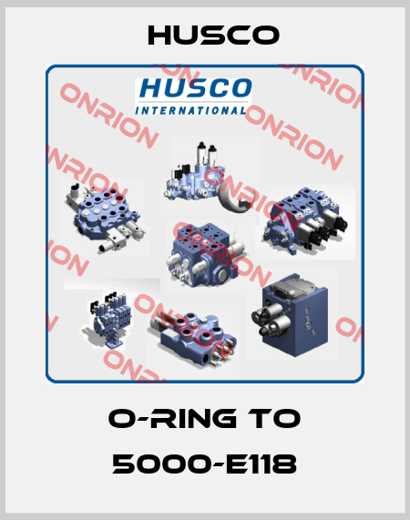 O-ring to 5000-E118 Husco
