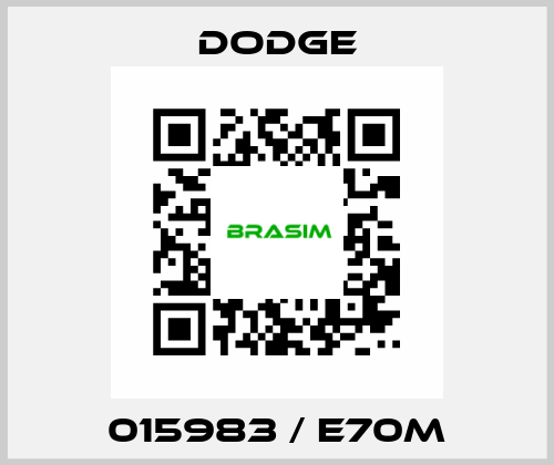 015983 / E70M Dodge