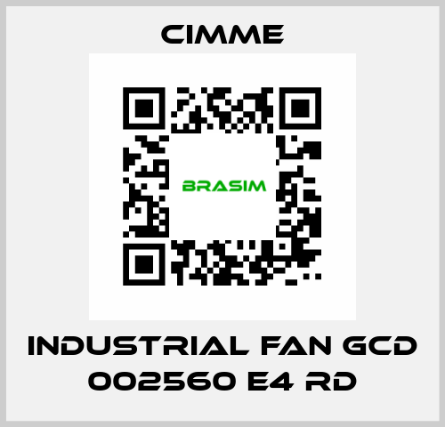 Industrial Fan GCD 002560 E4 RD Cimme