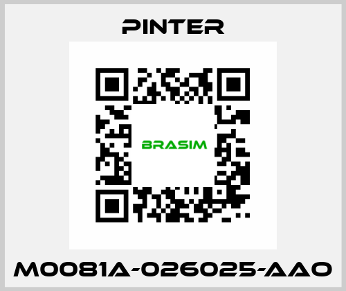 M0081A-026025-AAO Pinter