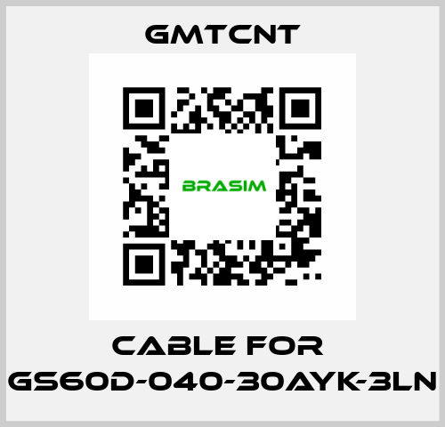 cable for  GS60D-040-30AYK-3LN GMTCNT