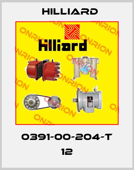 0391-00-204-T 12 Hilliard