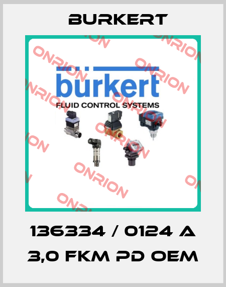 136334 / 0124 A 3,0 FKM PD OEM Burkert