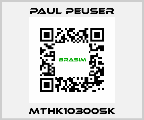 MTHK10300SK PAUL PEUSER