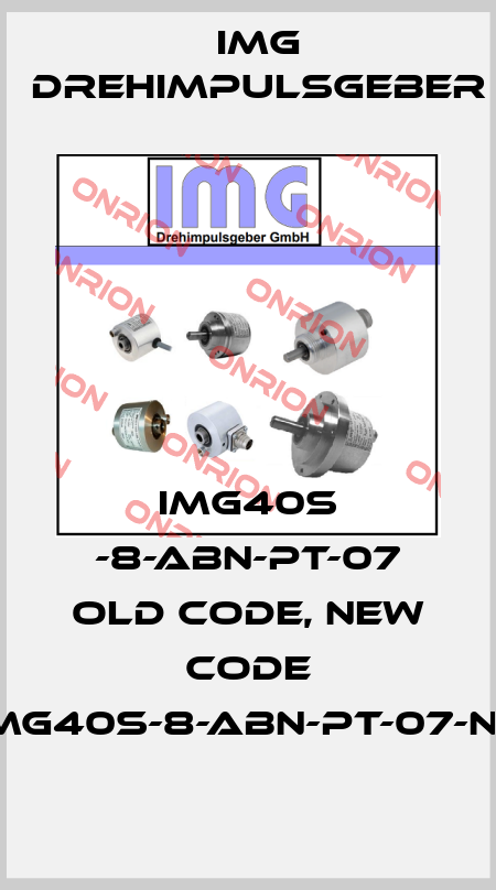 IMG40S -8-ABN-PT-07 old code, new code IMG40S-8-ABN-PT-07-NT IMG Drehimpulsgeber