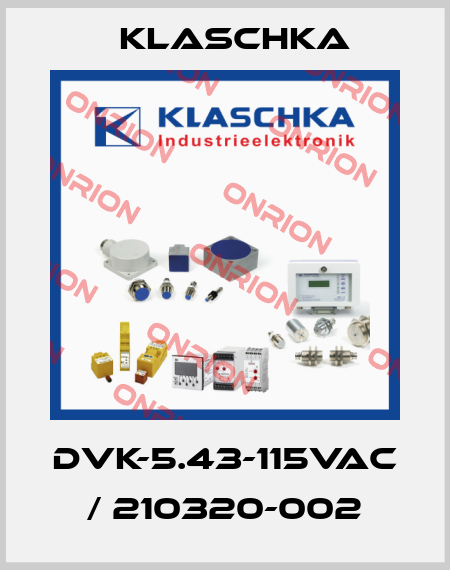 DVK-5.43-115VAC / 210320-002 Klaschka