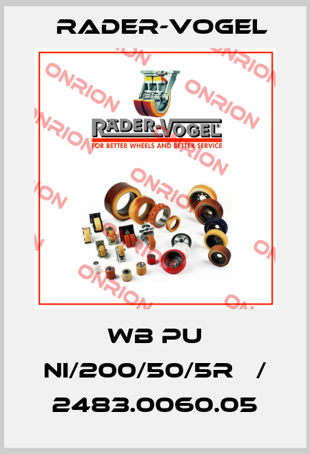 WB PU NI/200/50/5R   / 2483.0060.05 Rader-Vogel