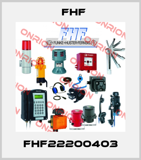FHF22200403 FHF