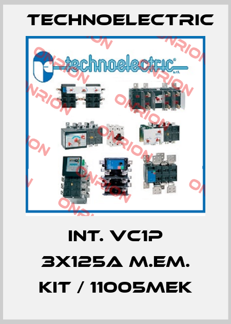 INT. VC1P 3X125A M.EM. KIT / 11005MEK Technoelectric