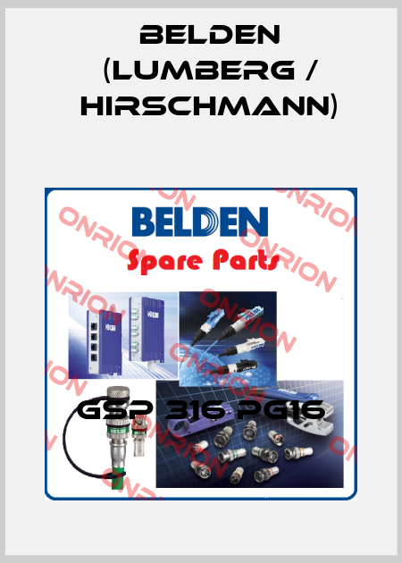 GSP 316 PG16 Belden (Lumberg / Hirschmann)