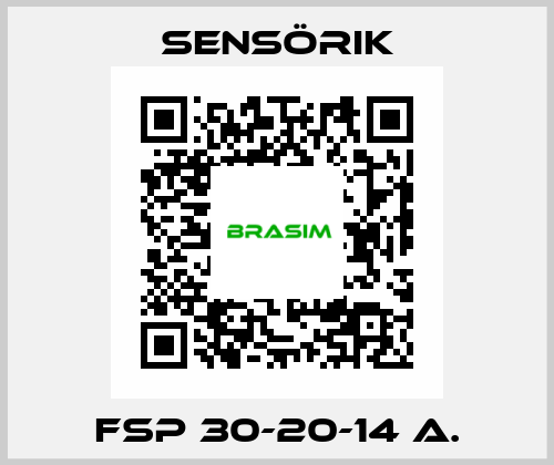 FSP 30-20-14 A. Sensörik