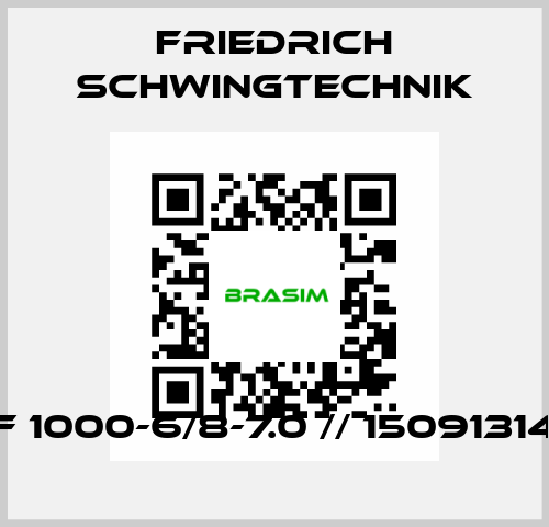 F 1000-6/8-7.0 // 15091314 Friedrich Schwingtechnik