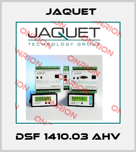 DSF 1410.03 AHV Jaquet