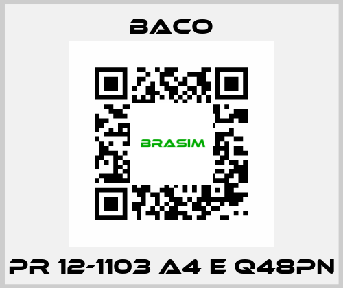 PR 12-1103 A4 E Q48PN BACO