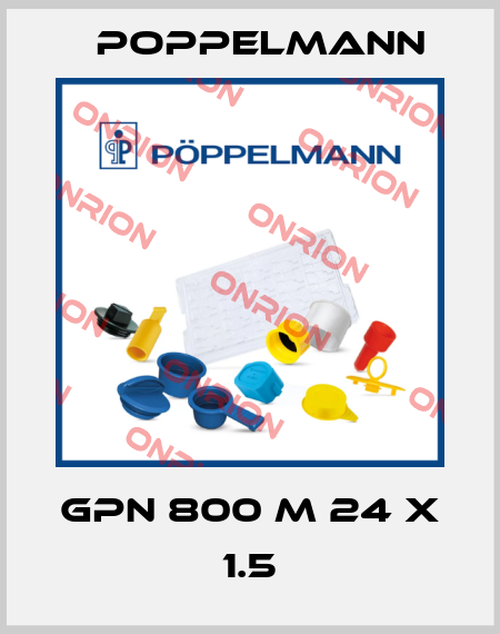 GPN 800 M 24 X 1.5 Poppelmann