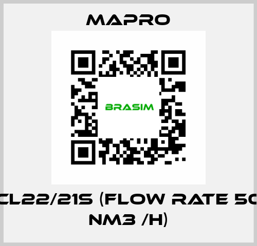 CL22/21S (flow rate 50 Nm3 /h) Mapro