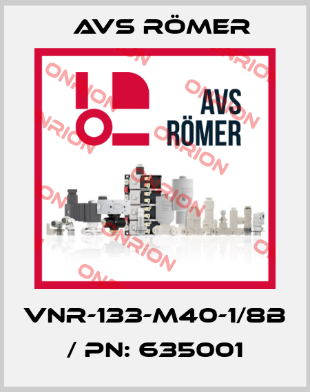 VNR-133-M40-1/8B / PN: 635001 Avs Römer