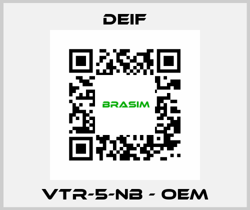 VTR-5-NB - OEM Deif