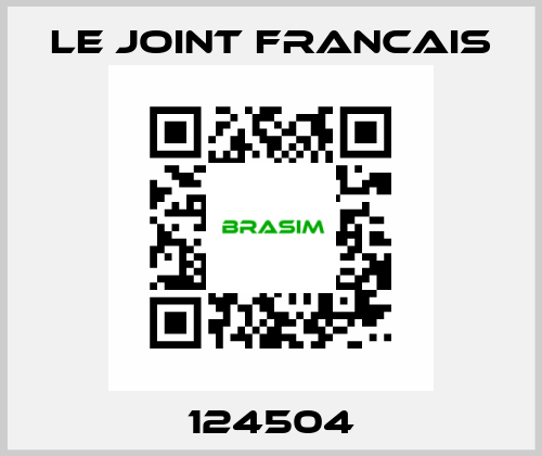 124504 LE JOINT FRANCAIS