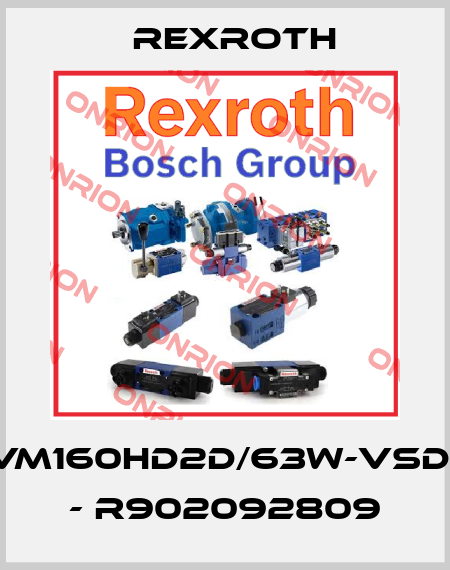 AA6VM160HD2D/63W-VSD520B - R902092809 Rexroth