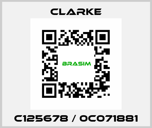 C125678 / 0C071881 Clarke