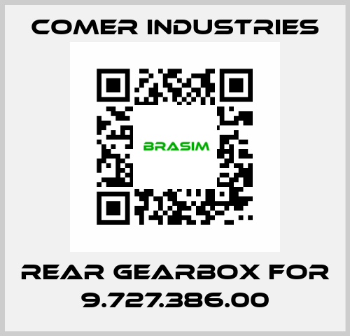 rear gearbox for 9.727.386.00 Comer Industries