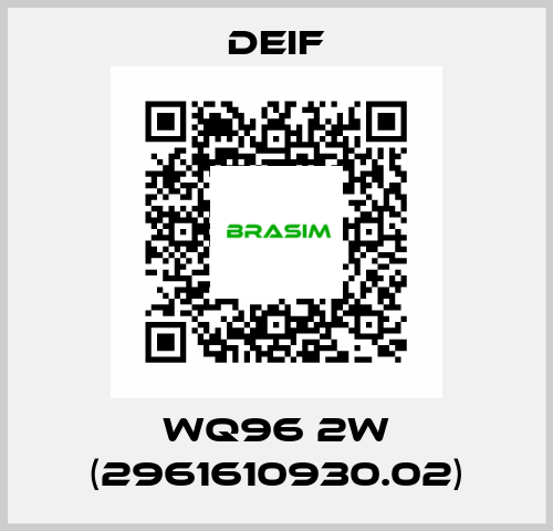 WQ96 2W (2961610930.02) Deif