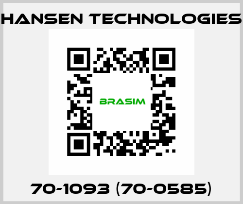 70-1093 (70-0585) HANSEN TECHNOLOGIES