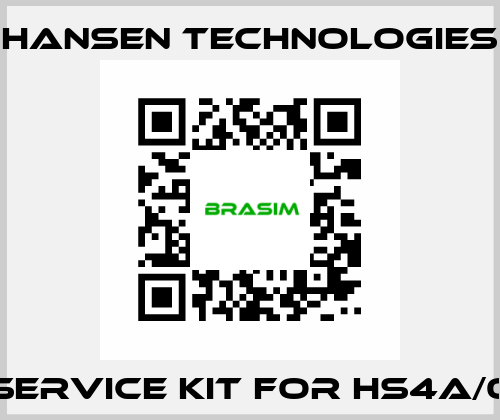 Service kit for HS4A/0 HANSEN TECHNOLOGIES