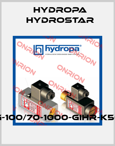 HYA-G-100/70-1000-GIHR-K50-C03 Hydropa Hydrostar