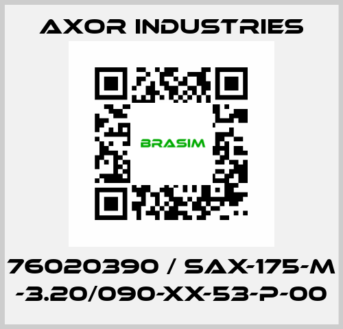 76020390 / SAX-175-M -3.20/090-XX-53-P-00 Axor Industries