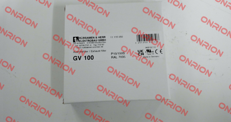 GV 100 Light grey RAL 7035-big