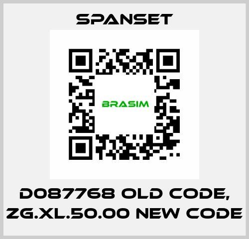 D087768 old code, ZG.XL.50.00 new code SpanSet