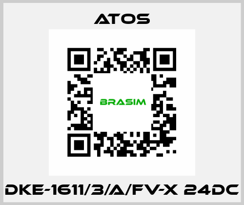 DKE-1611/3/A/FV-X 24DC Atos