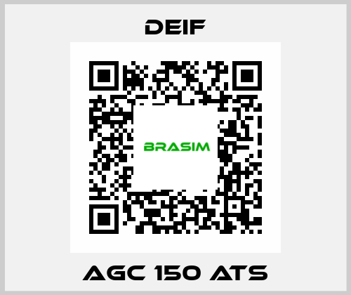 AGC 150 ATS Deif