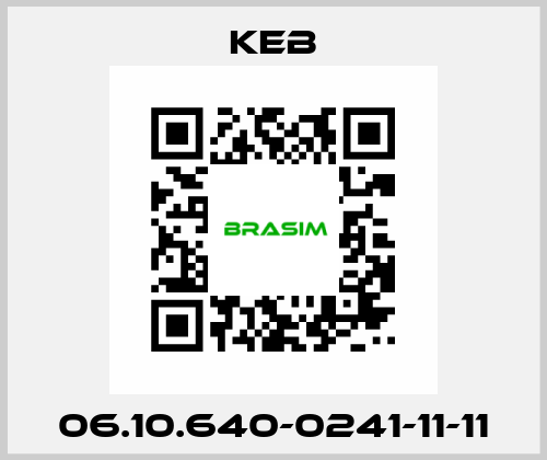 06.10.640-0241-11-11 KEB