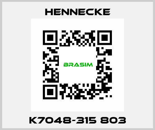 K7048-315 803 Hennecke