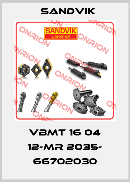 VBMT 16 04 12-MR 2035- 66702030 Sandvik