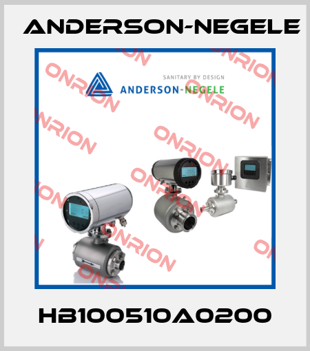 HB100510A0200 Anderson-Negele