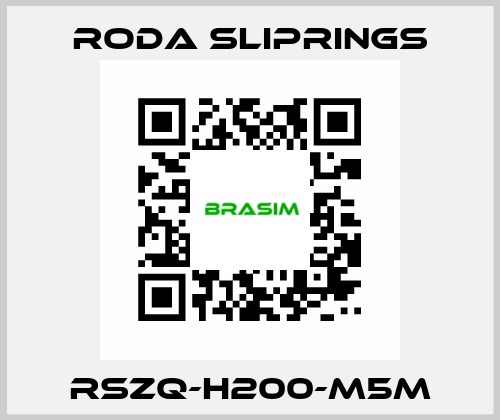 RSZQ-H200-M5M Roda Sliprings