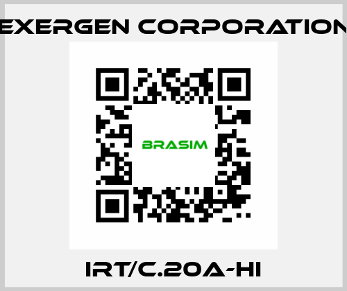 IRT/C.20A-HI Exergen Corporation