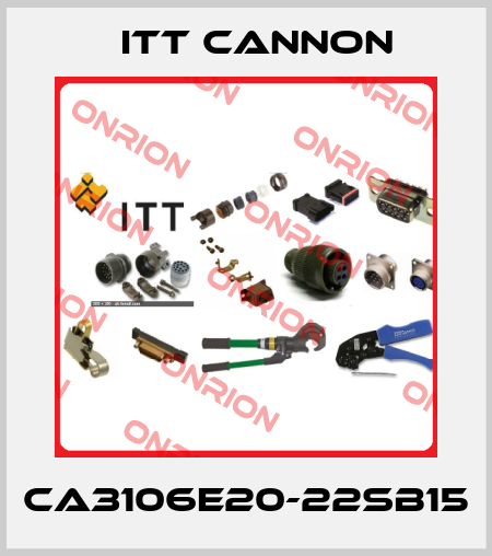 CA3106E20-22SB15 Itt Cannon