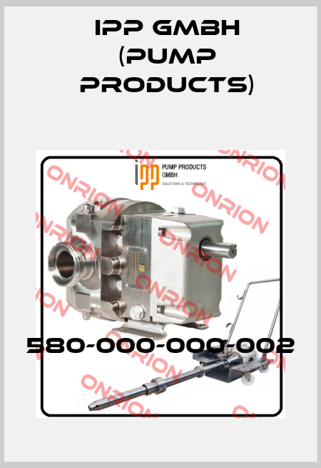 580-000-000-002 IPP GMBH (Pump products)