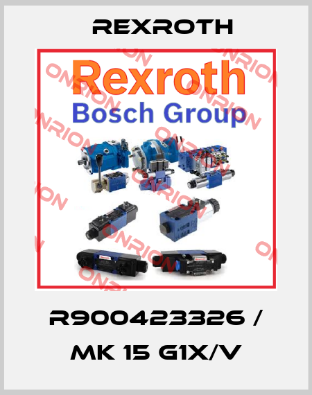 R900423326 / MK 15 G1X/V Rexroth