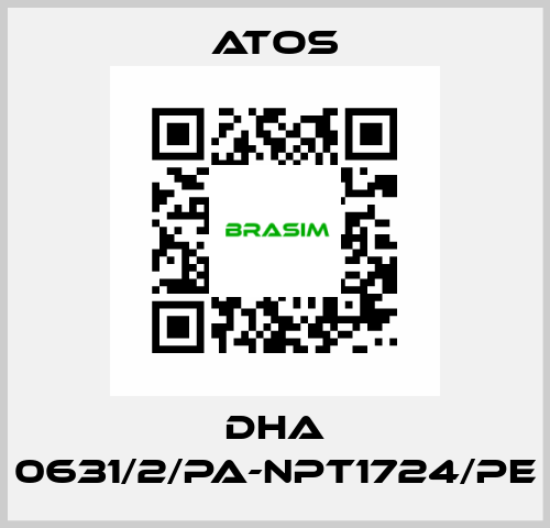 DHA 0631/2/PA-NPT1724/PE Atos